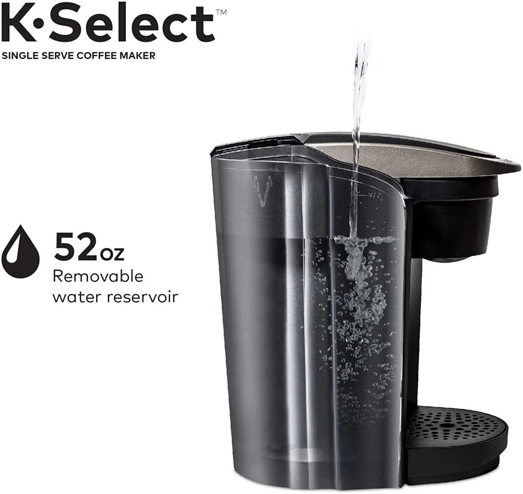 Single Serve K-Cup Pod Coffee Maker, Matte Black H818