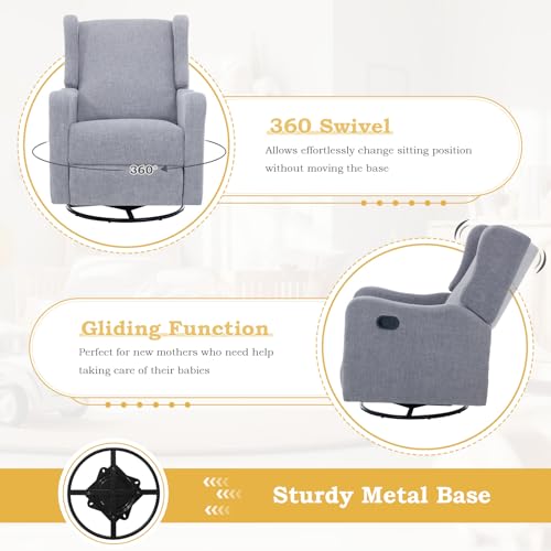 Swivel Rocking Recliner Chair Y602