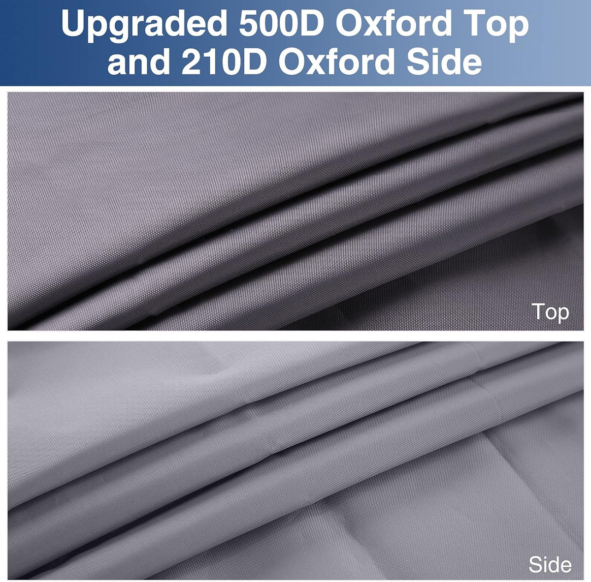 Upgraded Waterproof 500D Travel Trailer Cover with 4 Tire Covers, Tongue Jack Cover I542072
