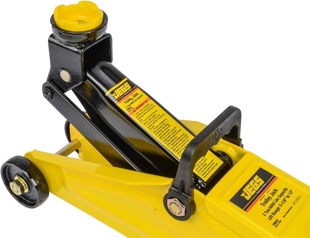 2-Ton Hydraulic Floor Jack and Jack Stands with Steel Frames F85756