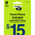 $15 Home Phone Unlimited 30-Day Plan Direct Top Up E5816