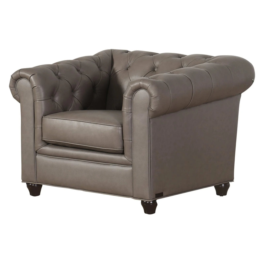 Leather Chesterfield Armchair Q3816
