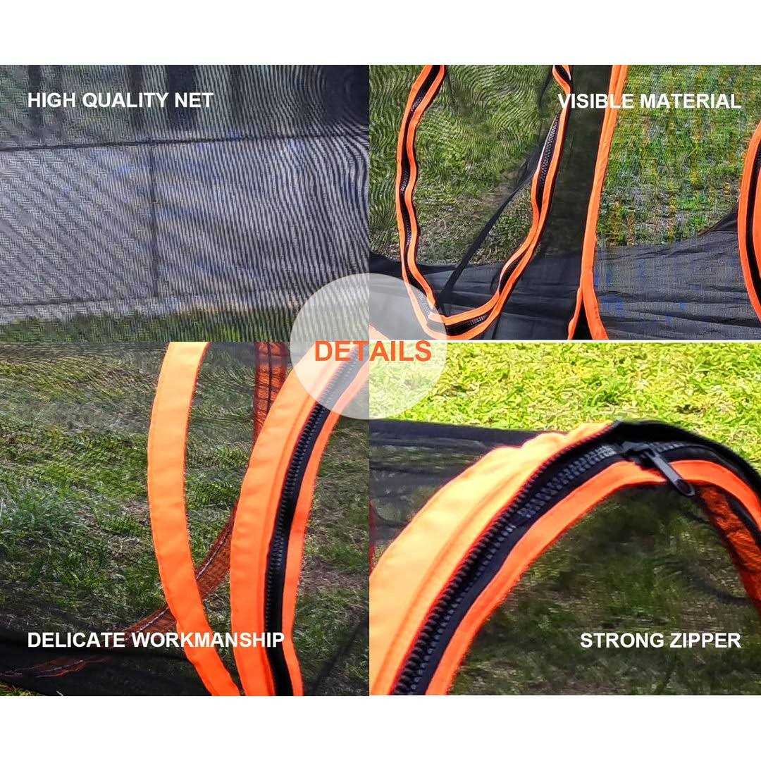 Portable Playpen Enclosures with Tunnel for Cat Dog and Small Animals O981032