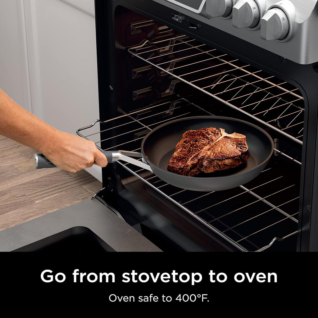 12" Nonstick Fry Pan with Silicone Handles J225516