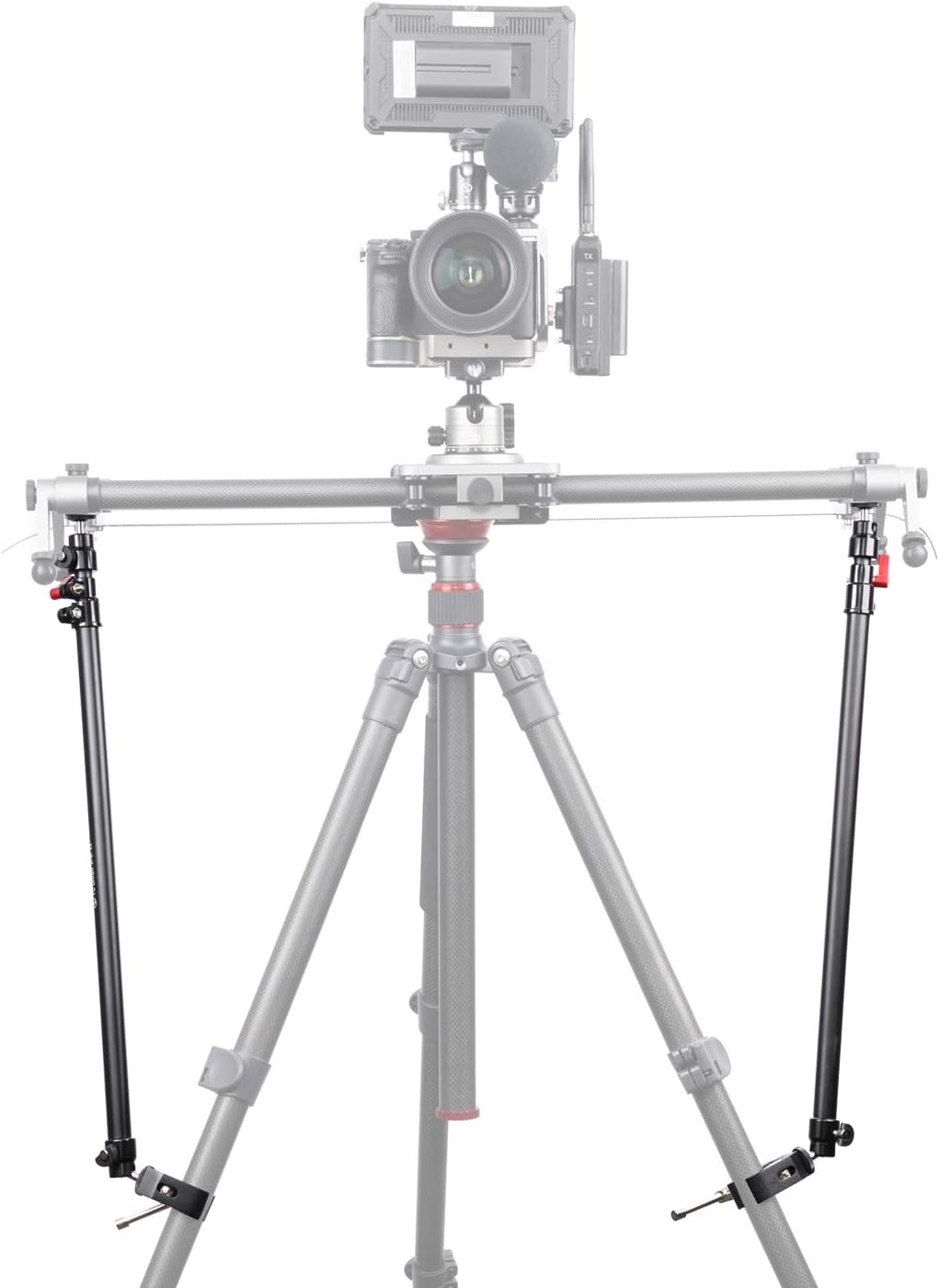 Onion Camera Slider Support Arm Stabilizer, Tripod Support Arms, Lightweight, Adjustable Length, Pack of 2 S81399