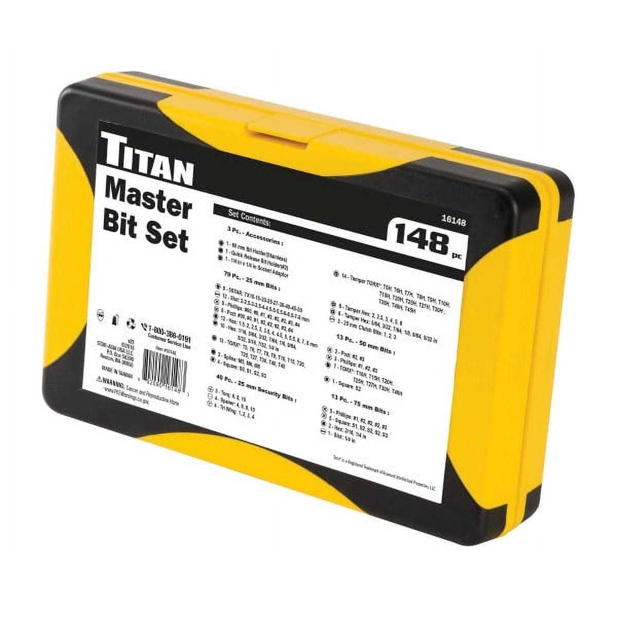 148 Pc. Master Bit Set Y7527