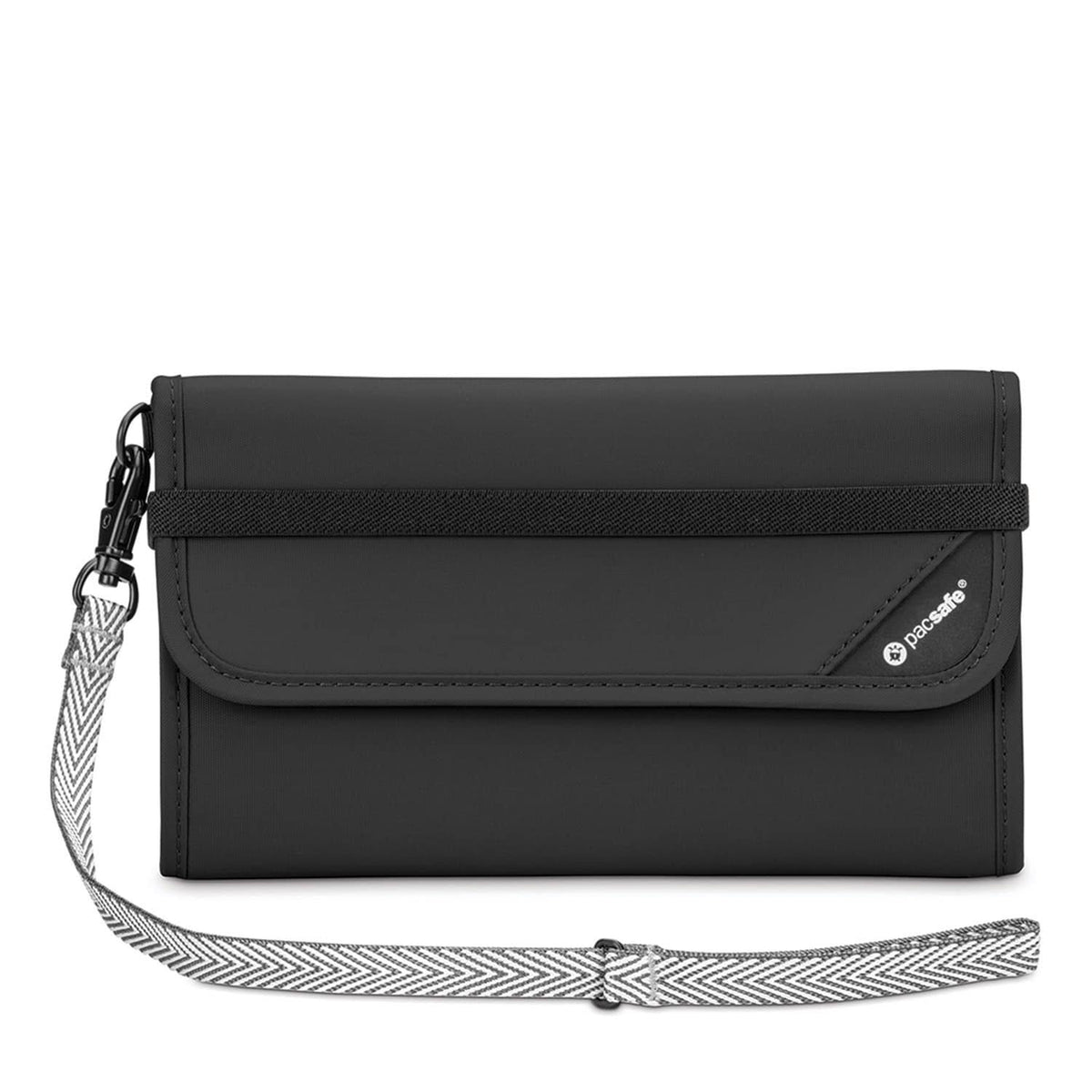 Black RFID Blocking Travel Wallet J1335