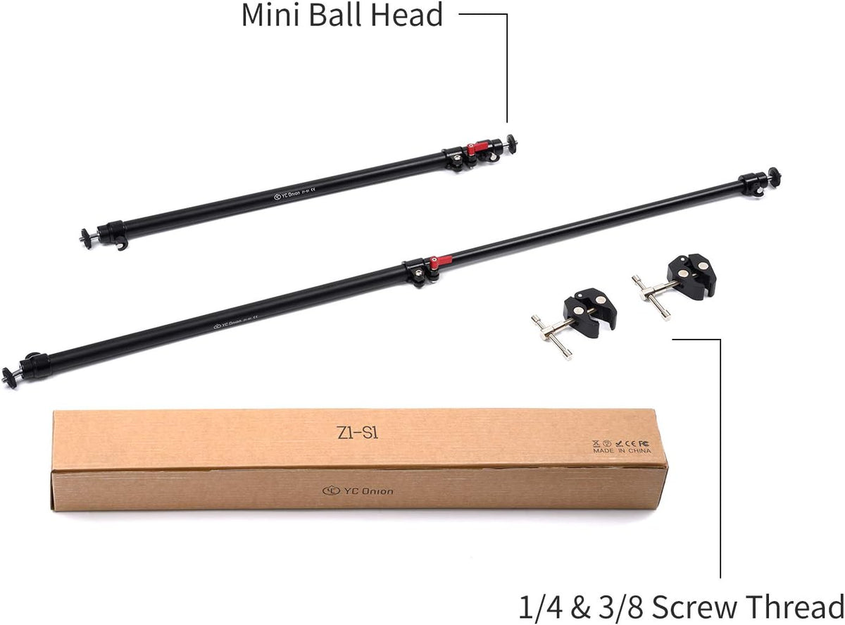Onion Camera Slider Support Arm Stabilizer, Tripod Support Arms, Lightweight, Adjustable Length, Pack of 2 S81399