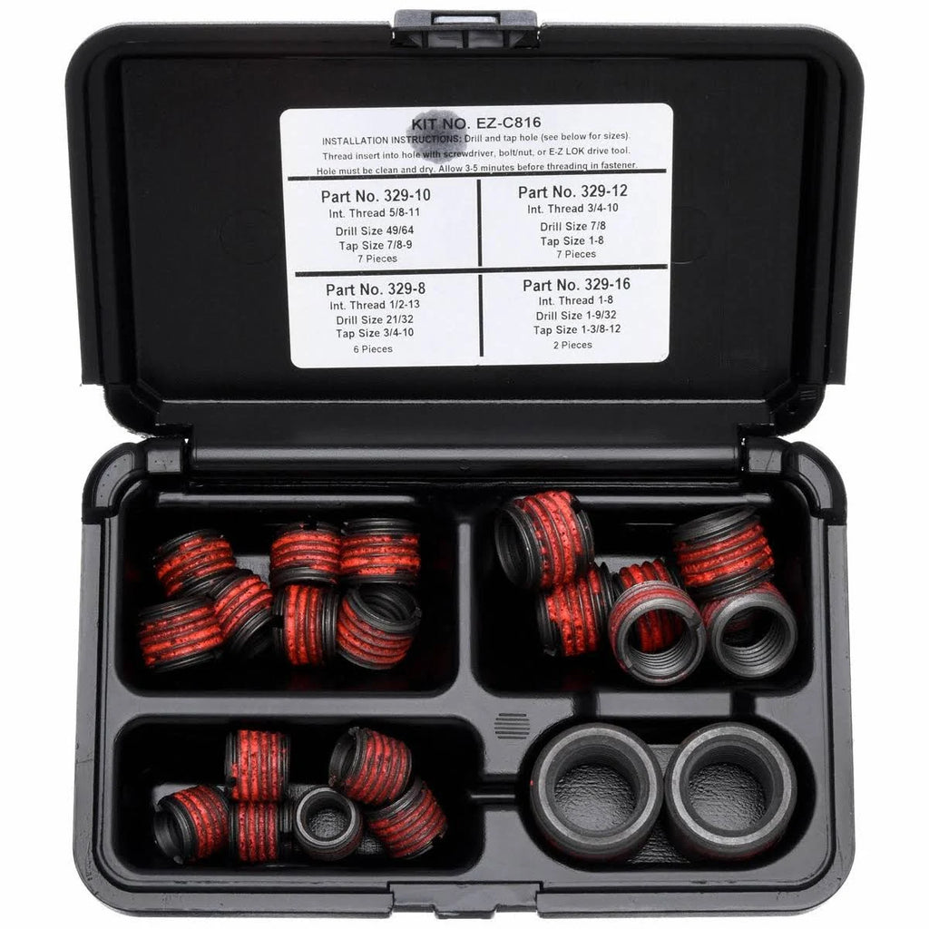 Threaded Insert Assortment Kit Carbon Steel Y904932