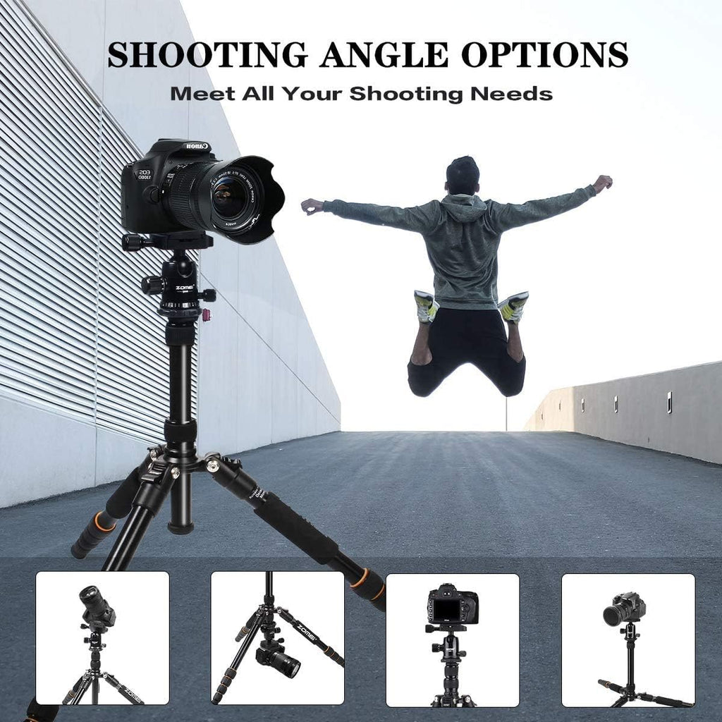 Camera Tripod with Ball Head Quick Release Plate and Carrying Case Y706011