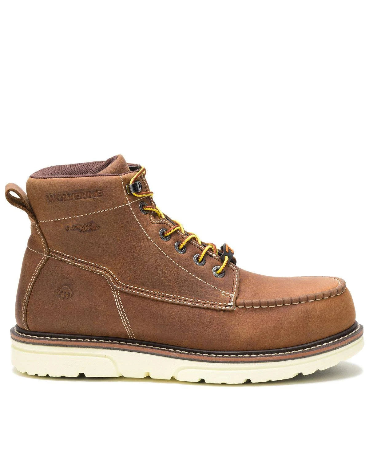 Tan Moc-Toe Work Boots D136