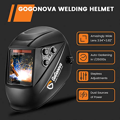 Auto Darkening Welding Helmet with 4 Arc Sensor P417
