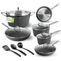 14pc Hard Anodized Cookware Set J778