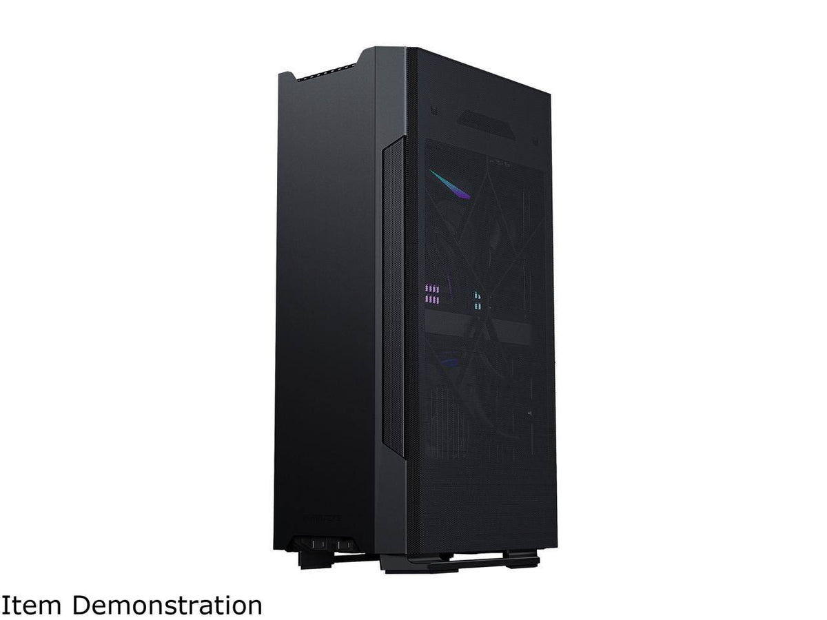Black Mini-ITX Case with Fabric and Aluminum Panels D804
