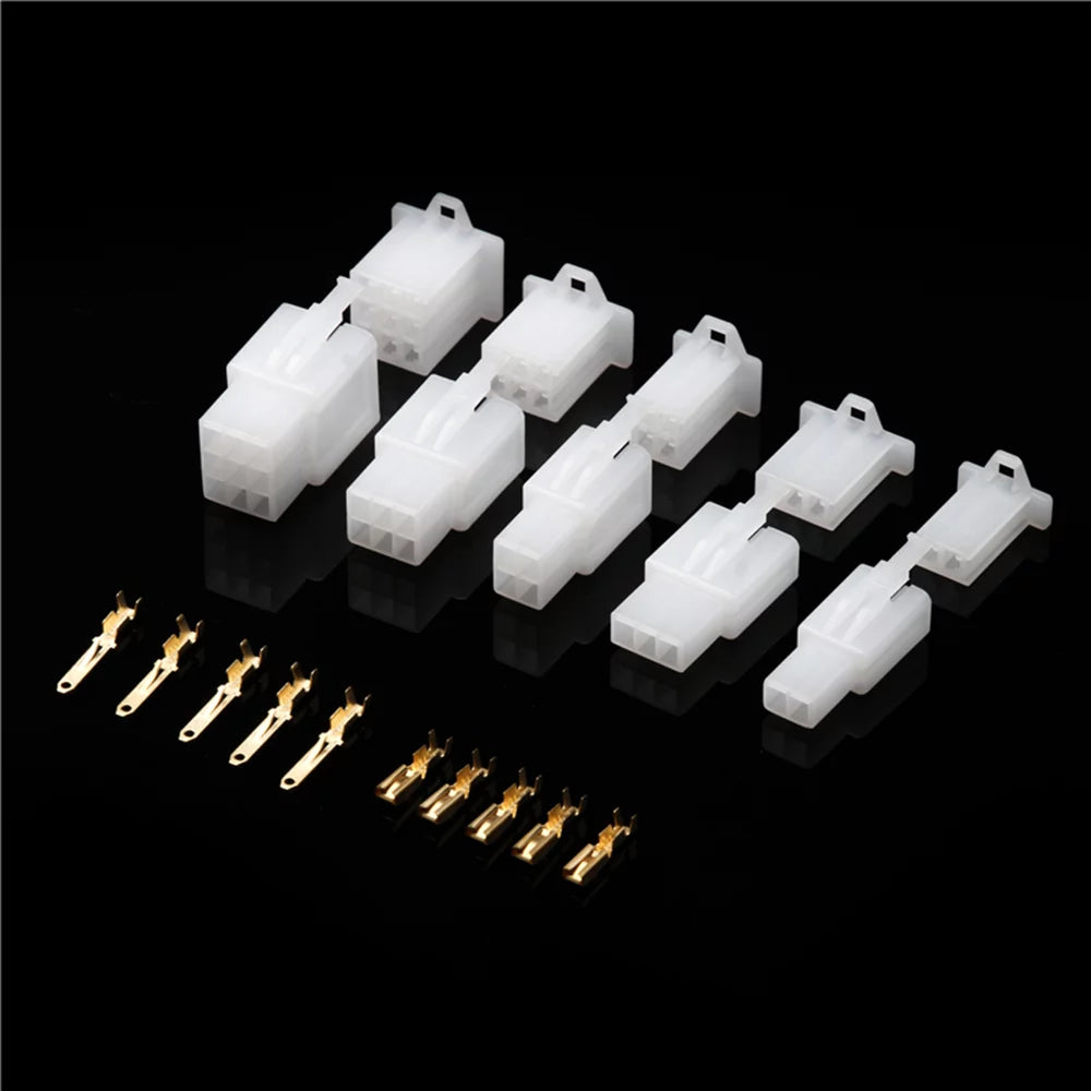 580 PCS 2.8mm 2 3 4 6 9 Pin Wire Cable Connector Terminal with Storage Box N957