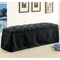 Dark Gray Tufted Dining Bench W991