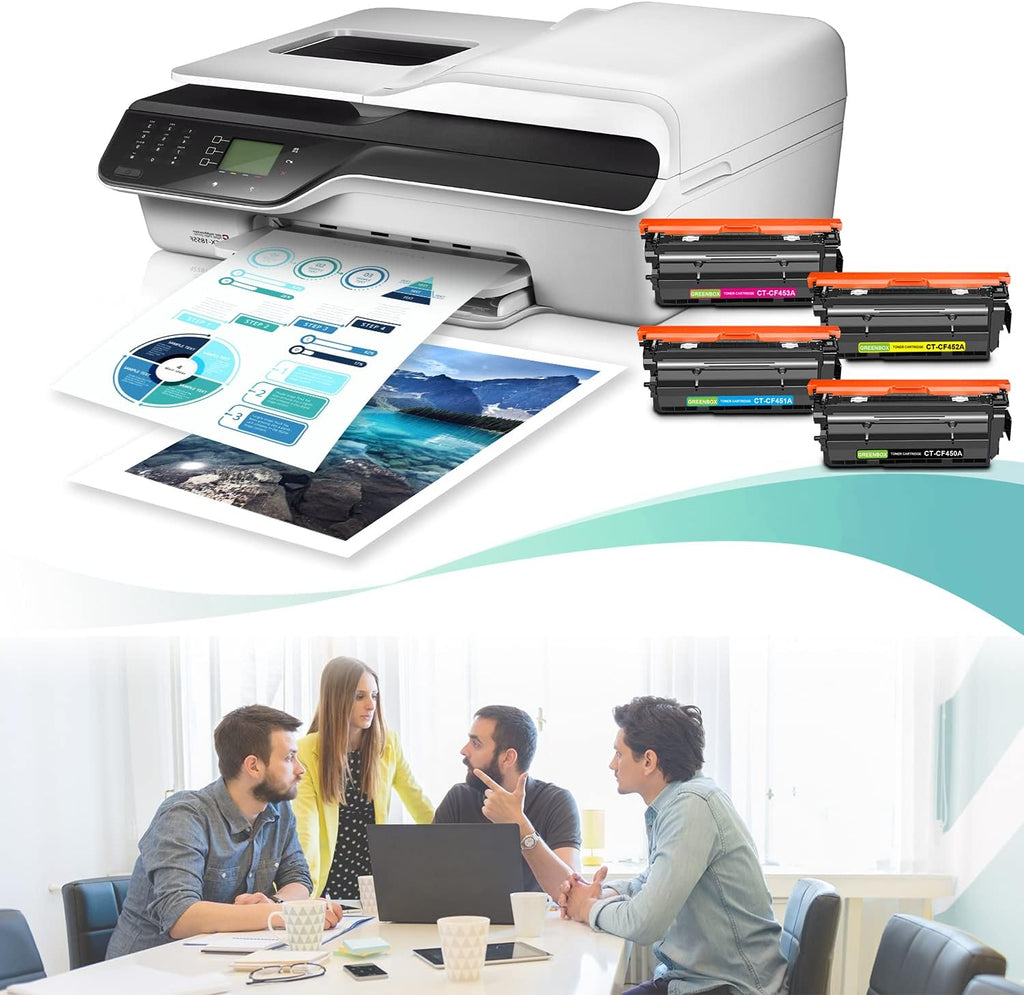 1 Black 1 Cyan 1 Magenta 1 Yellow Toner Cartridge J1695