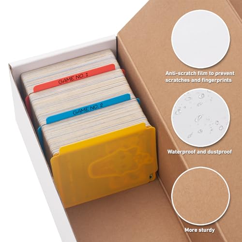12 Pack Trading Card Storage Box with 20 Dividers P4791