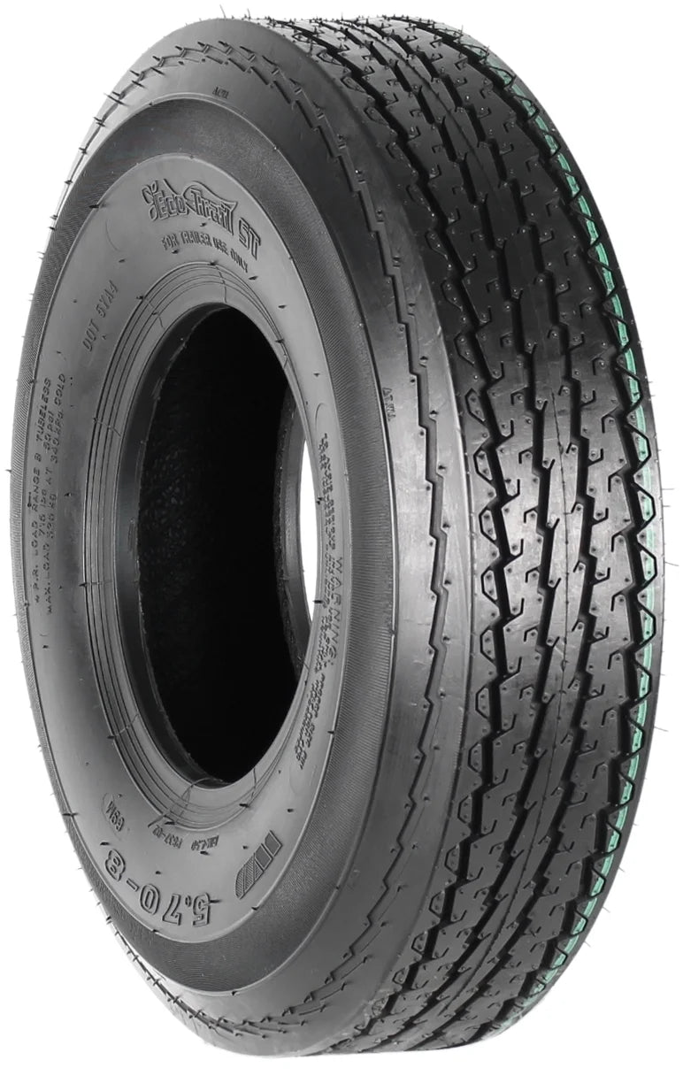 2-Pack Trailer Tire 5.70-8 4 Ply Bias J48619