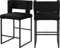 Black Velvet Counter Stool (Set of 2) R752381