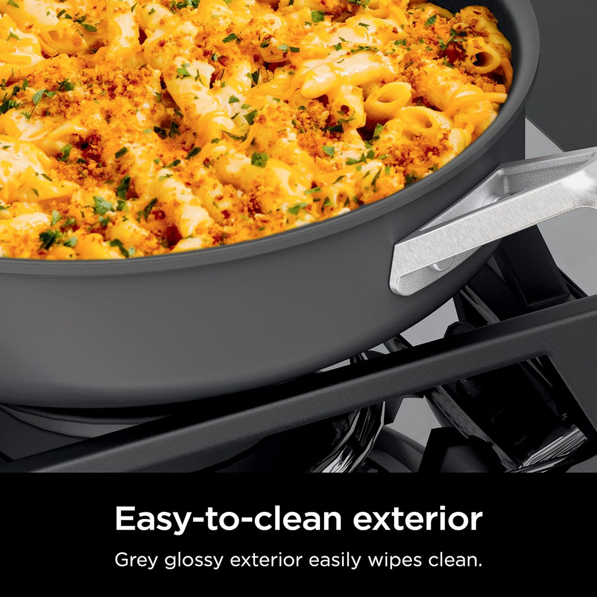 12" Nonstick Fry Pan with Silicone Handles J225516
