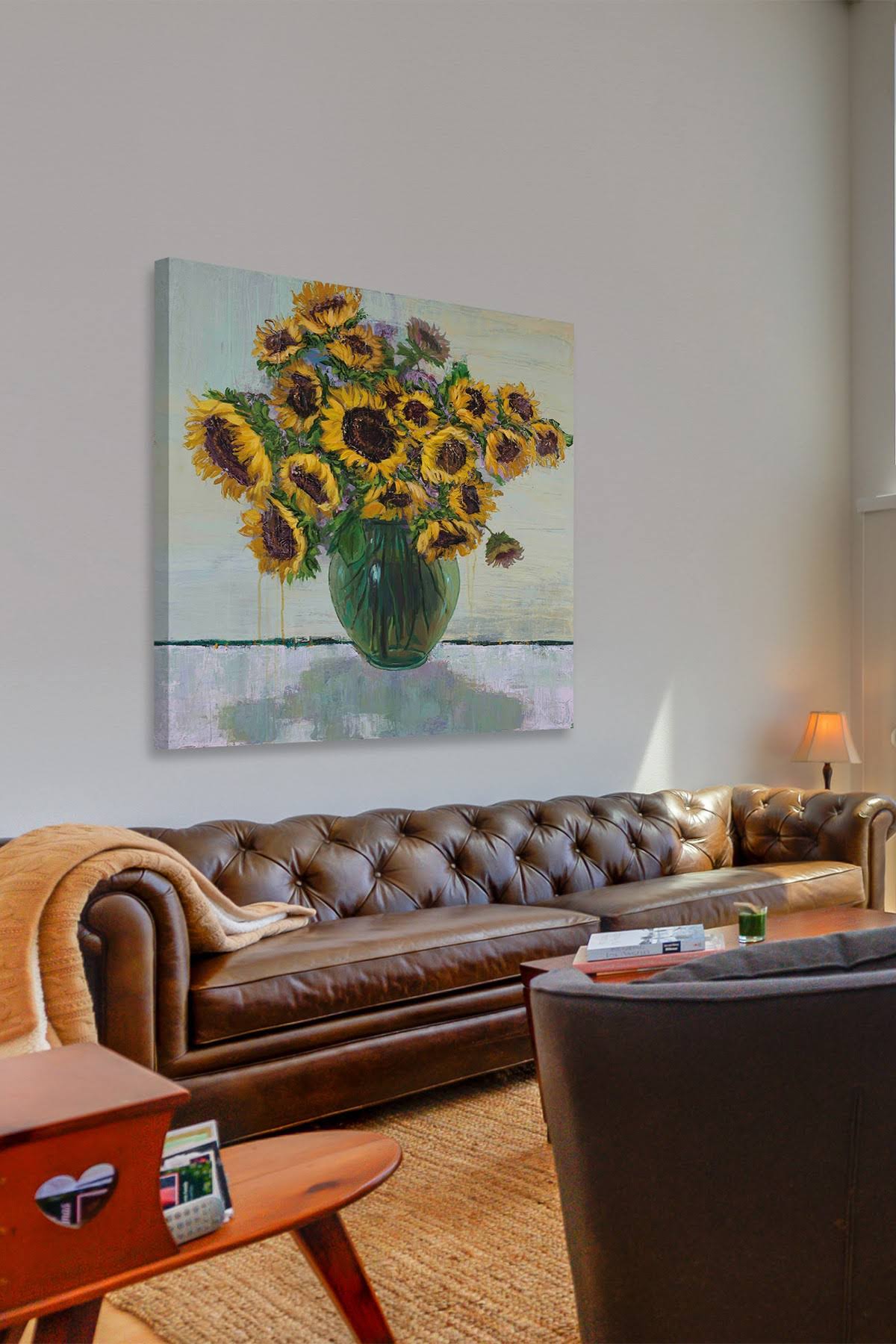 Painting Print on Wrapped Canvas 12x22 O201128