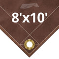 12 oz Brown Canvas Tarps 8' x 10' M542085
