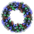 Fiber Optic Artificial Pine Christmas Wreath Z523924