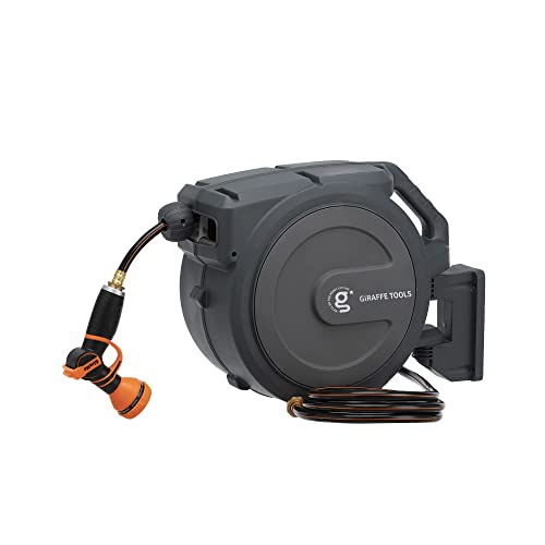 Heavy Duty Retractable Garden Hose Reel 1/2'' 78ft Wall Mounted A35768