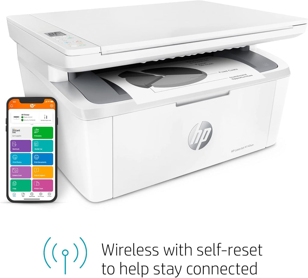 Black & White Wireless All-in-One Printer Q1889