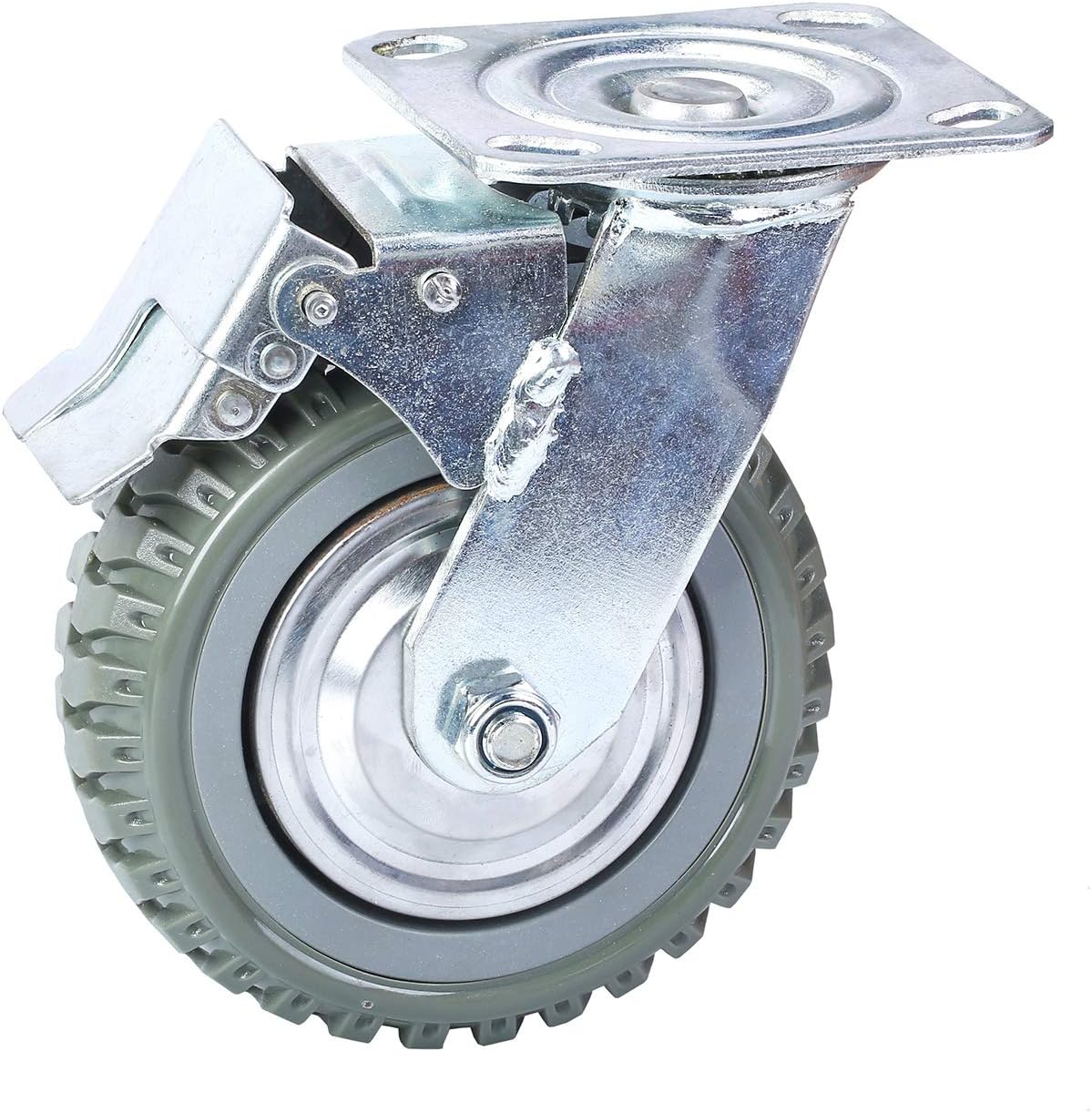 6 Inch Rubber Swivel Caster Wheels 4PCS S99251