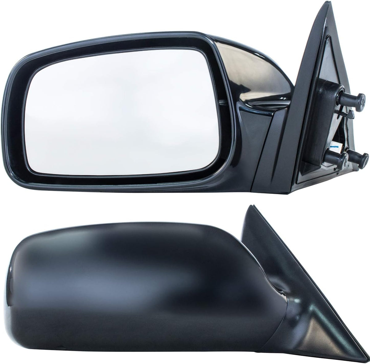 Driver and Passenger Side Unpainted Non-Heated Non-Folding Outside Rear View Mirrors Y656207