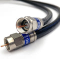 150ft Quad Shield Solid Copper 3GHZ RG-6 Coaxial Cable 75 Ohm Pack of 2 J25765