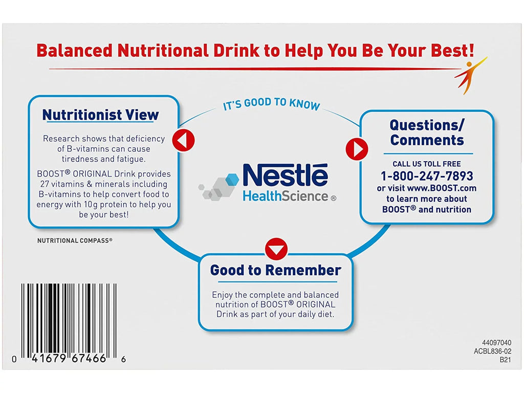 Vanilla Nutritional Drink, 8 oz, 6-CT (Pack of 2) F4590