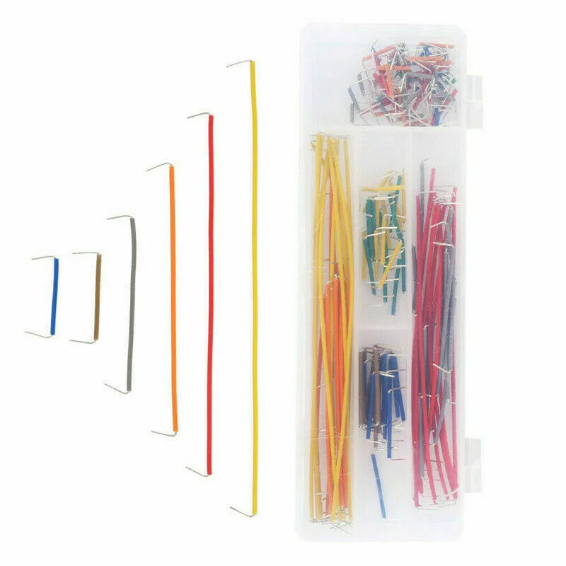 Basic Component Starter Kit with Breadboard Power Supply Jumper Wires Resistors Capacitors LED S836