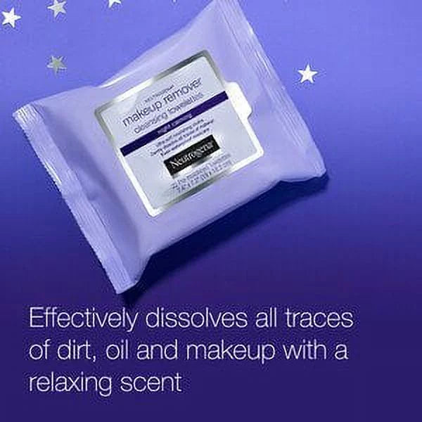 5 Pack Neutrogena Make-Up Remover Cleansing Towelettes 25 Each A3245