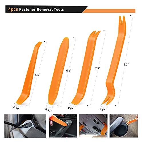 240PCS Bumper Retainer Clips Car Plastic Rivets Push Retainer Kit Auto Push Pin Rivets Set Y4750