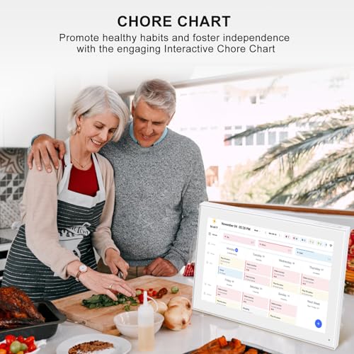 10.1 Inch Smart Digital Calendar Planner & Chore Chart, IPS HD Touchscreen Interactive Display C533205