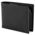 Black Inside Zip California Leather Wallet D33235