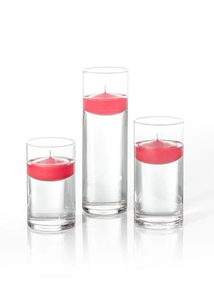 Floating Candles & Glass, Paradise Pink A174734