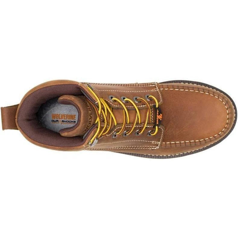 Tan Moc-Toe Work Boots D136