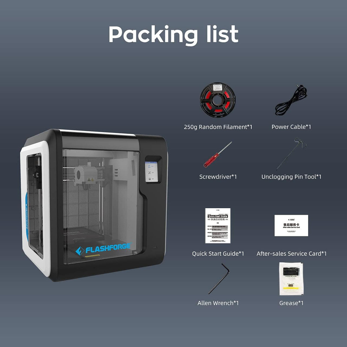 3D Printer with Quick Removable Nozzle and Heating Bed Y5064
