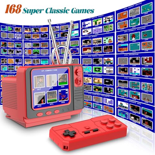 Handheld Retro Video Game with 3.0 Inch Screen (Wood) Z62508