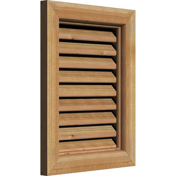 Unfinished Functional Vertical Gable Vent G22639