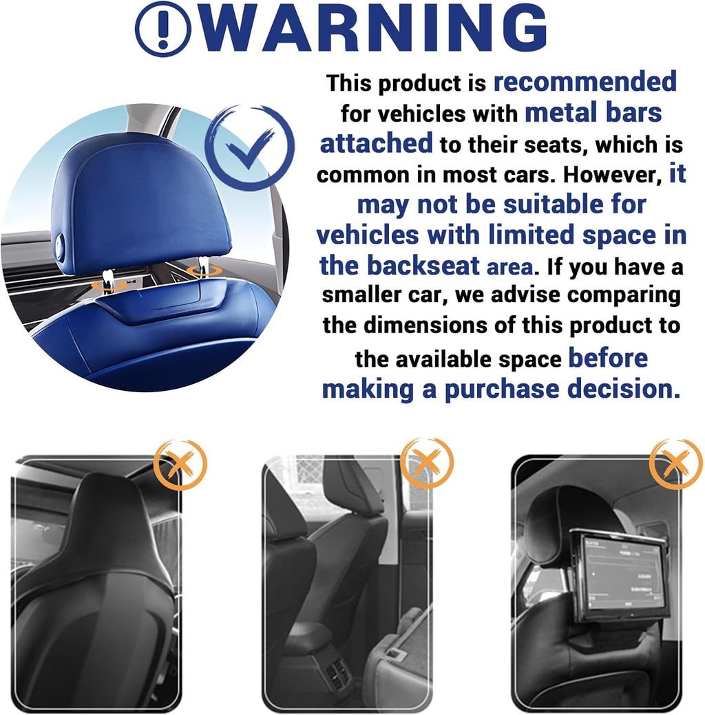 Foldable Car Seat Tray Table with Non-Slip Pad D200