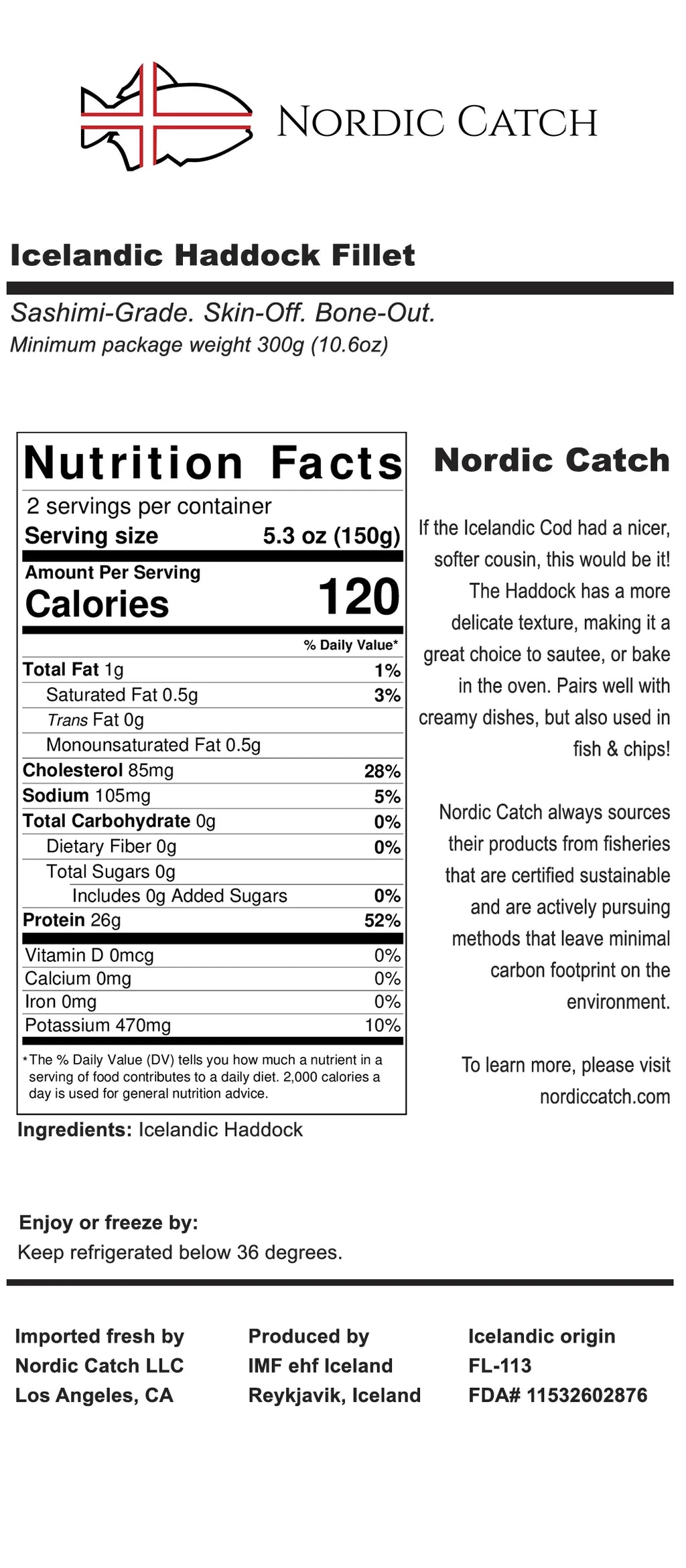 2lb Bundle Fresh Cod & Haddock R111962