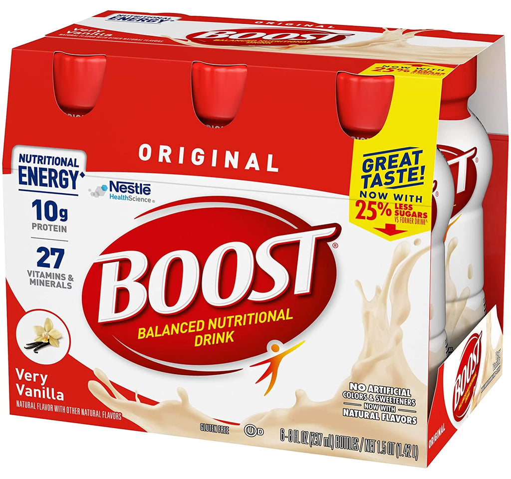 Vanilla Nutritional Drink, 8 oz, 6-CT (Pack of 2) F4590