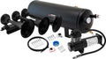 Train Horn Kit with 200psi Air Compressor, 3 Gallon Tank, 3 Trumpets O329336