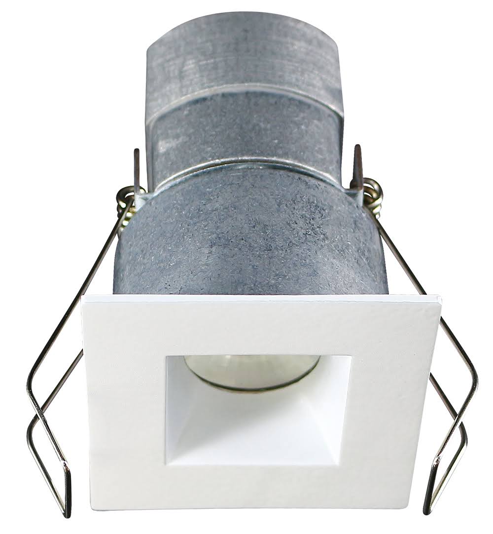 2 inch Mini Recessed LED Square White 24V 6W 3000K H643544