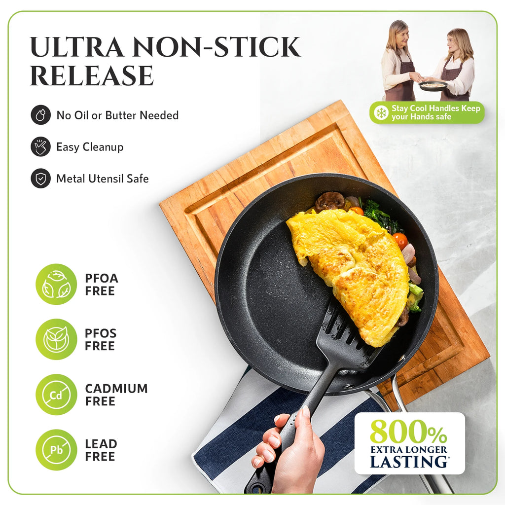 14pc Hard Anodized Cookware Set J778